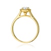 Pierścionek W0550 Diament 0,40ct żółte złoto