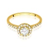 Pierścionek W0551 Diament 0,50ct żółte złoto