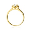 Pierścionek W0551 Diament 0,50ct żółte złoto