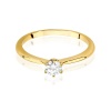Pierścionek W0553 Diament 0,40ct żółte złoto