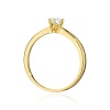 Pierścionek W0553 Diament 0,40ct żółte złoto