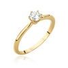 Pierścionek W0553 Diament 0,50ct żółte złoto