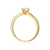 Pierścionek W0553 Diament 0,50ct żółte złoto