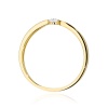 Pierścionek W0554 Diament 0,08ct żółte złoto