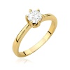 Pierścionek W0563 Diament 0,50ct żółte złoto