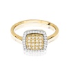 Pierścionek W0568 z diamentami żółte złoto