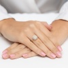 Pierścionek W0568 z diamentami żółte złoto