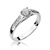 Pierścionek W0016 Diament 0,23ct białe złoto