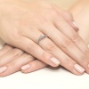 Pierścionek W0016 Diament 0,23ct białe złoto