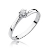 Pierścionek W0021 Diament 0,10ct białe złoto