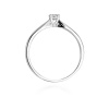 Pierścionek W0045 Diament 0,10ct białe złoto
