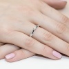 Pierścionek W0045 Diament 0,10ct białe złoto