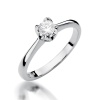 Pierścionek W0047 Diament 0,30ct białe złoto