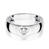 Pierścionek W0071 Diament 0,10ct białe złoto