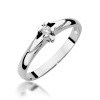 Pierścionek W0088 Diament 0,04ct białe złoto