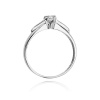 Pierścionek W0088 Diament 0,12ct białe złoto
