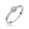 Pierścionek W0091 Diament 0,04ct białe złoto