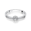 Pierścionek W0091 Diament 0,04ct białe złoto