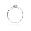 Pierścionek W0091 Diament 0,04ct białe złoto