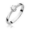 Pierścionek W0111 Diament 0,10ct białe złoto