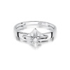 Pierścionek W0155 Diament 0,12ct białe złoto