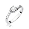 Pierścionek W0163 Diament 0,30ct białe złoto