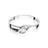 Pierścionek W0178 Diament 0,10ct białe złoto