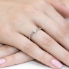 Pierścionek W0181 Diament 0,04ct białe złoto