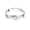 Pierścionek W0211 Diament 0,10ct białe złoto