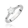 Pierścionek W0220B Diament 0,25ct białe złoto