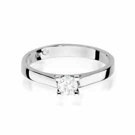Pierścionek W0221B Diament 0,20ct białe złoto