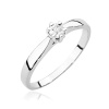 Pierścionek W0222T Diament 0,01ct białe złoto