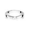 Pierścionek W0223 Diament 0,08ct białe złoto