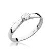 Pierścionek W0223 Diament 0,10ct białe złoto