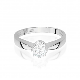 Pierścionek W0228 Diament 0,30ct białe złoto