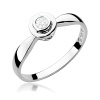 Pierścionek W0294 Diament 0,10ct białe złoto