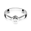 Pierścionek W0294 Diament 0,10ct białe złoto