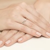 Pierścionek W0311 Diament 0,09ct białe złoto