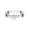Pierścionek W0335 Diament 0,15ct białe złoto