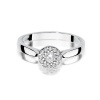 Pierścionek W0362 Diament 0,12ct białe złoto