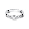 Pierścionek W0367 Diament 0,15ct białe złoto