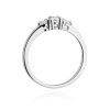 Pierścionek W0377 Diament 0,15ct białe złoto