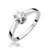Pierścionek W0408 Diament 0,25ct białe złoto