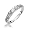Pierścionek W0411 Diament 0,10ct białe złoto