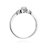 Pierścionek W0414 Diament 0,10ct białe złoto