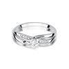 Pierścionek W0415 Diament 0,10ct białe złoto