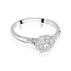 Pierścionek W0434 Diament 0,23ct białe złoto