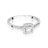 Pierścionek W0462 Diament 0,08ct białe złoto