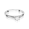 Pierścionek W0468 Diament 0,08ct białe złoto