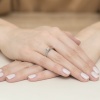 Pierścionek W0474 Diament 0,08ct białe złoto